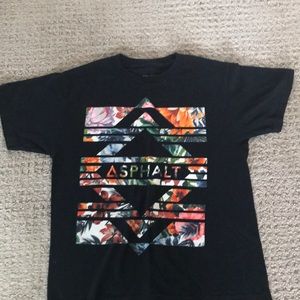 asphalt flower tee
